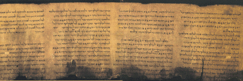 Isaiah Scroll discovered at the Dead Sea caves