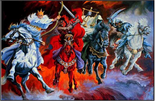 1. The Meaning of the Four Horsemen of the Apocalypse in Revelation 6:8 - wide 2